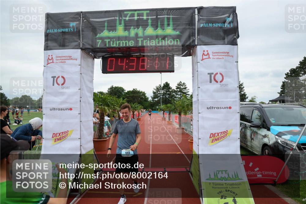 15.06.2025 - 7 Türme Triathlon Michael Strokosch http://msf.ph/oto/8002164 15.06.2025 14:38:11 Ziel 643 meine-sportfotos.de