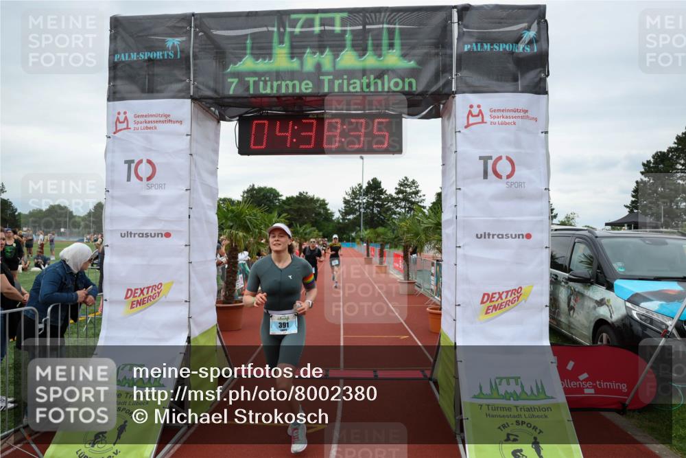 15.06.2025 - 7 Türme Triathlon Michael Strokosch http://msf.ph/oto/8002380 15.06.2025 14:38:34 Ziel 391, 441, 564 meine-sportfotos.de