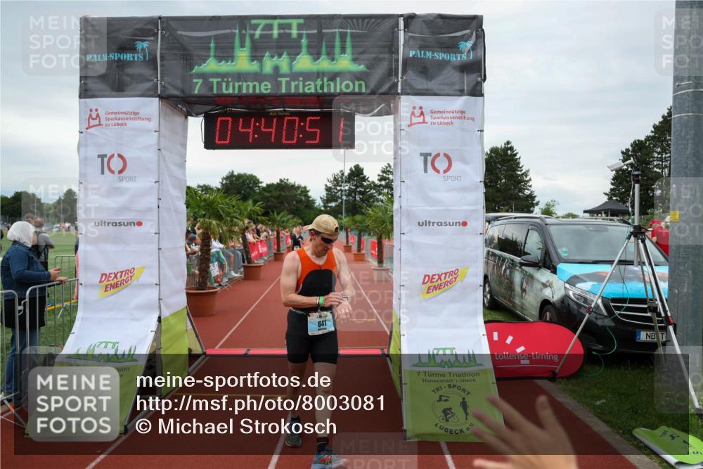 15.06.2025 - 7 Türme Triathlon Michael Strokosch http://msf.ph/oto/8003081 15.06.2025 14:40:51 Ziel 415, 487, 641 meine-sportfotos.de