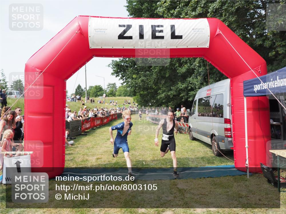 21.06.2025 - 27. Vierlanden-Triathlon MichiJ http://msf.ph/oto/8003105 15.06.2026 11:27:09 Ziel 362 meine-sportfotos.de