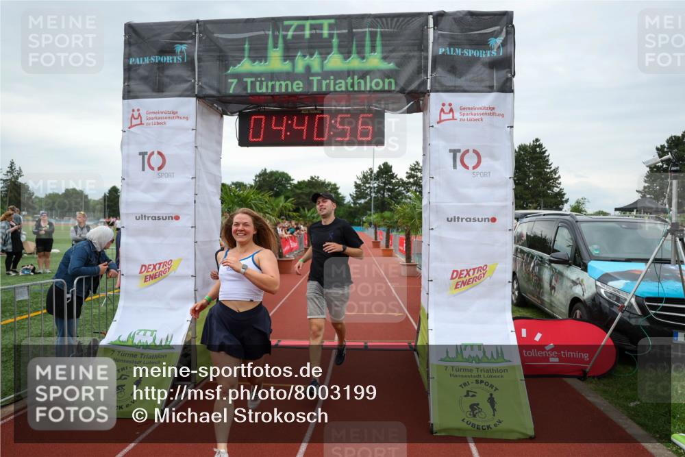 15.06.2025 - 7 Türme Triathlon Michael Strokosch http://msf.ph/oto/8003199 15.06.2025 14:40:55 Ziel 415, 487, 641 meine-sportfotos.de