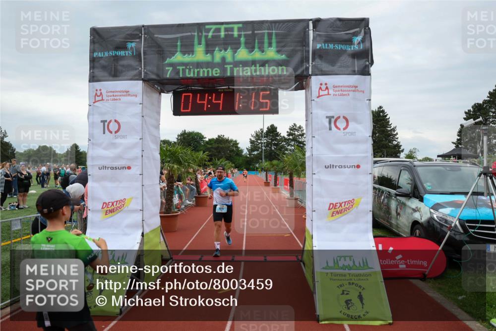 15.06.2025 - 7 Türme Triathlon Michael Strokosch http://msf.ph/oto/8003459 15.06.2025 14:41:15 Ziel 625 meine-sportfotos.de