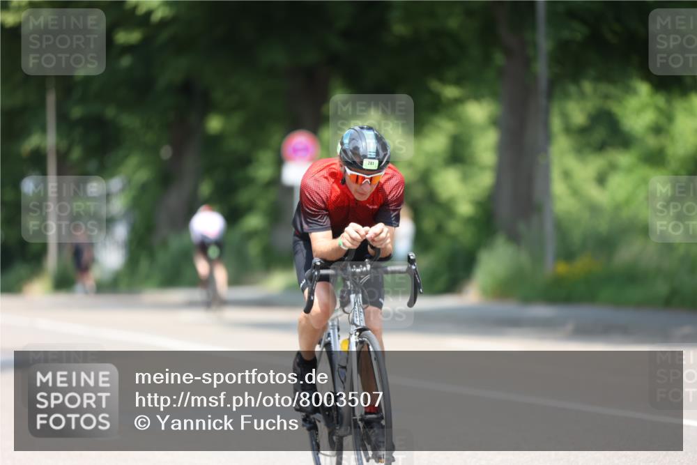 15.06.2025 - 7 Türme Triathlon Yannick Fuchs http://msf.ph/oto/8003507 15.06.2025 12:33:35 Radfahren  meine-sportfotos.de