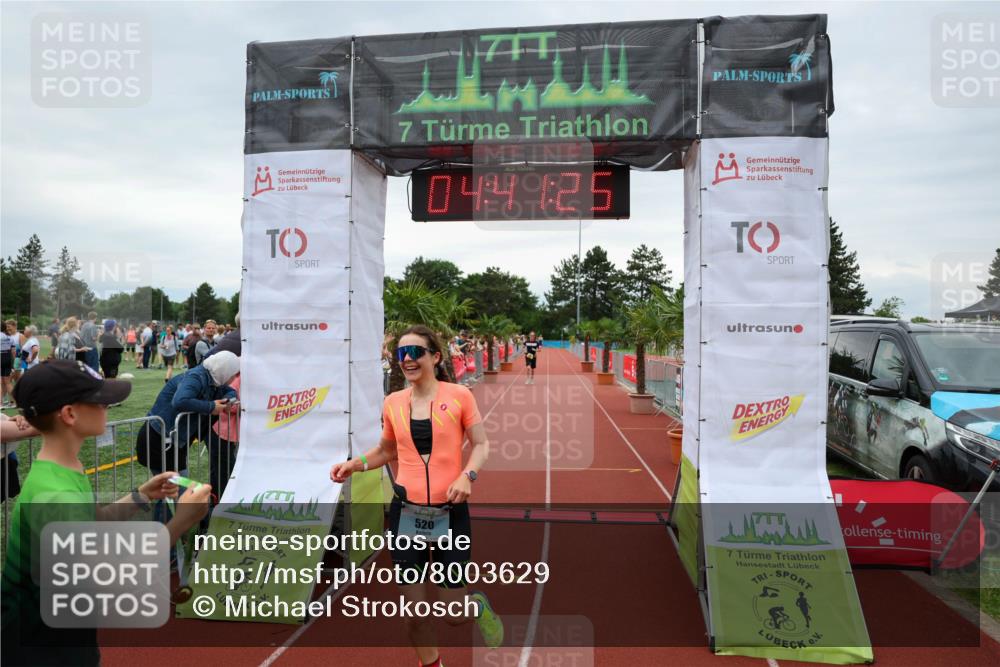 15.06.2025 - 7 Türme Triathlon Michael Strokosch http://msf.ph/oto/8003629 15.06.2025 14:41:25 Ziel 520, 1118 meine-sportfotos.de