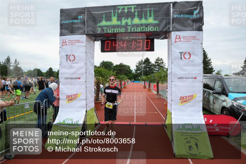 15.06.2025 - 7 Türme Triathlon Michael Strokosch http://msf.ph/oto/8003658 15.06.2025 14:41:30 Ziel 520, 1118 meine-sportfotos.de