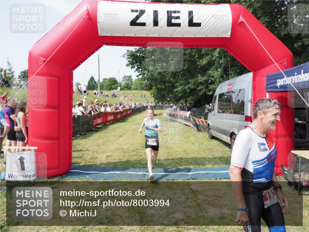 21.06.2025 - 27. Vierlanden-Triathlon MichiJ http://msf.ph/oto/8003994 15.06.2026 11:28:08 Ziel 193, 491, 585, 590 meine-sportfotos.de