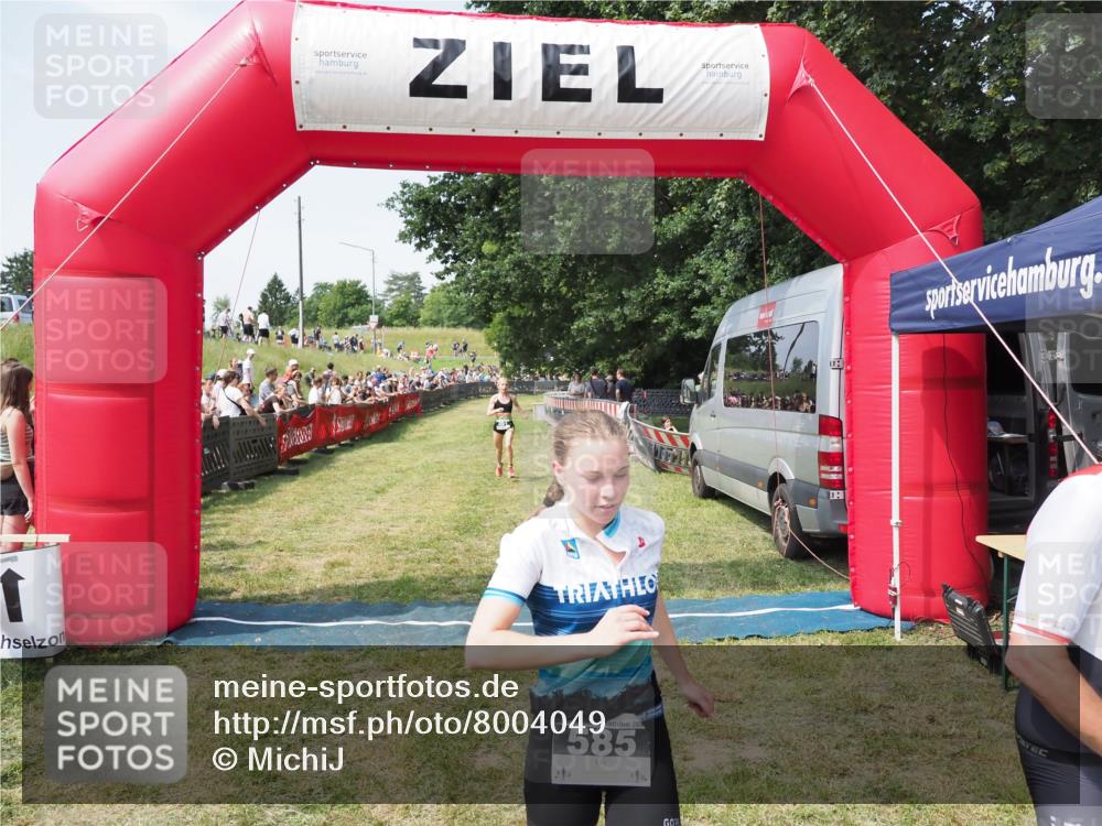 21.06.2025 - 27. Vierlanden-Triathlon MichiJ http://msf.ph/oto/8004049 15.06.2026 11:28:09 Ziel 193, 491, 585 meine-sportfotos.de