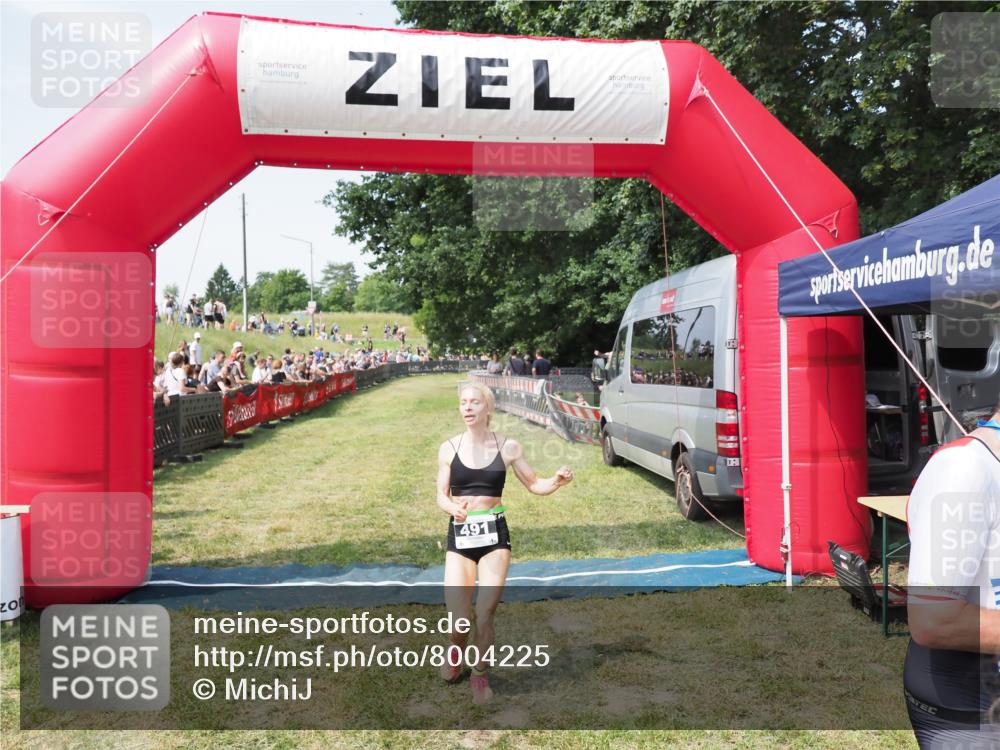 21.06.2025 - 27. Vierlanden-Triathlon MichiJ http://msf.ph/oto/8004225 15.06.2026 11:28:11 Ziel 193, 491, 585 meine-sportfotos.de