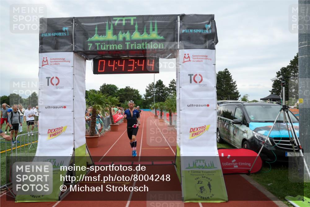 15.06.2025 - 7 Türme Triathlon Michael Strokosch http://msf.ph/oto/8004248 15.06.2025 14:43:44 Ziel 333, 424, 486, 534 meine-sportfotos.de