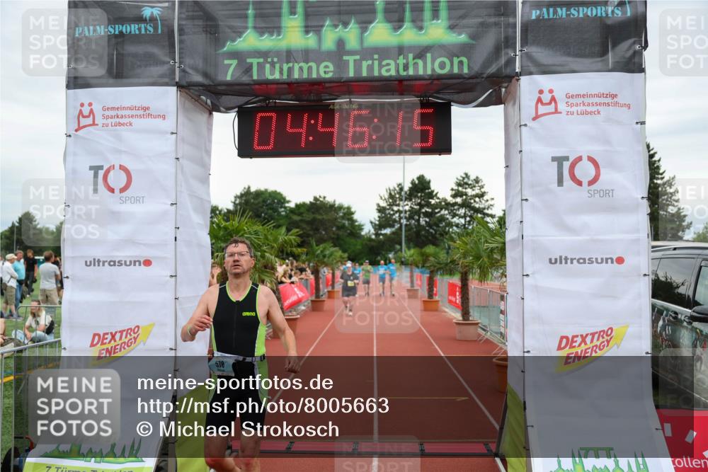 15.06.2025 - 7 Türme Triathlon Michael Strokosch http://msf.ph/oto/8005663 15.06.2025 14:46:15 Ziel 578 meine-sportfotos.de