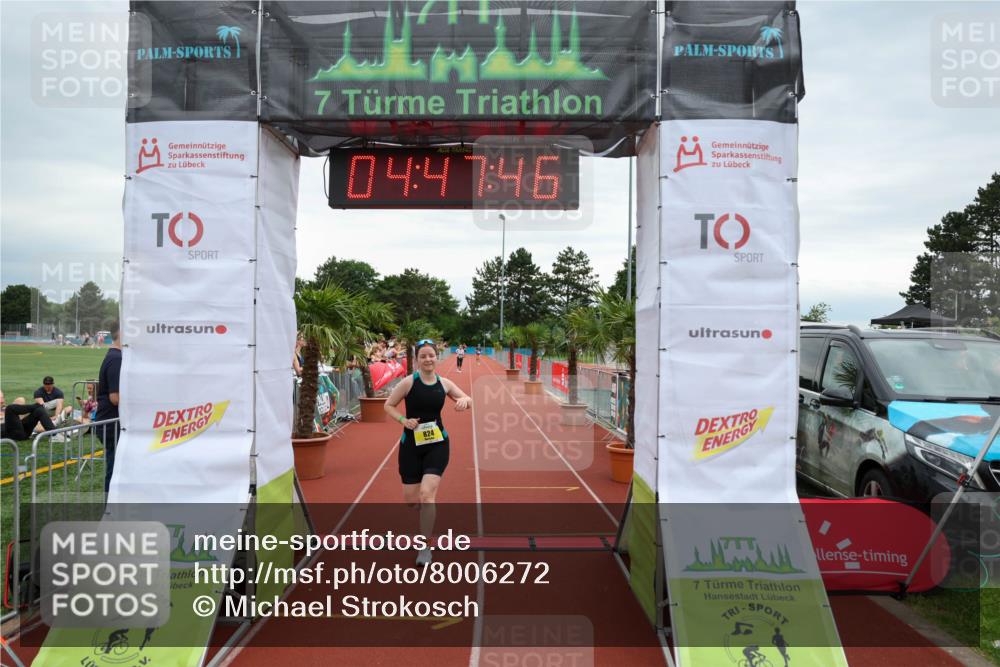 15.06.2025 - 7 Türme Triathlon Michael Strokosch http://msf.ph/oto/8006272 15.06.2025 14:47:46 Ziel 266, 824 meine-sportfotos.de