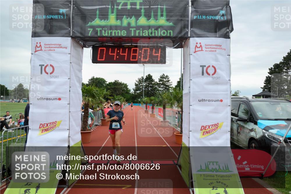 15.06.2025 - 7 Türme Triathlon Michael Strokosch http://msf.ph/oto/8006626 15.06.2025 14:48:03 Ziel 593, 838 meine-sportfotos.de
