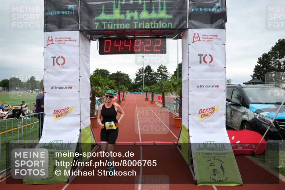 15.06.2025 - 7 Türme Triathlon Michael Strokosch http://msf.ph/oto/8006765 15.06.2025 14:48:22 Ziel 887 meine-sportfotos.de