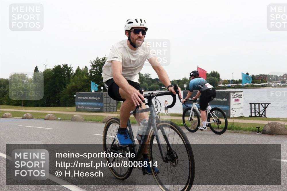 15.06.2025 - 27. Vierlanden-Triathlon H.Heesch http://msf.ph/oto/8006814 15.06.2025 10:40:44 Radfahren 9, 253 meine-sportfotos.de
