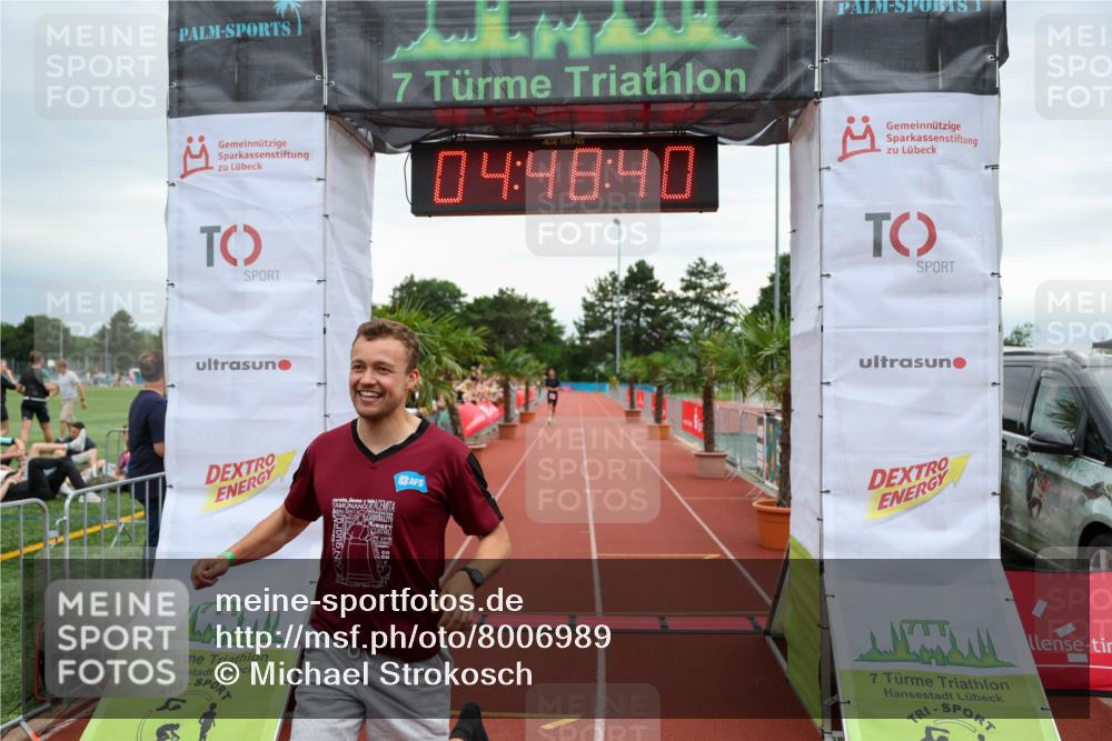 15.06.2025 - 7 Türme Triathlon Michael Strokosch http://msf.ph/oto/8006989 15.06.2025 14:48:40 Ziel 308 meine-sportfotos.de