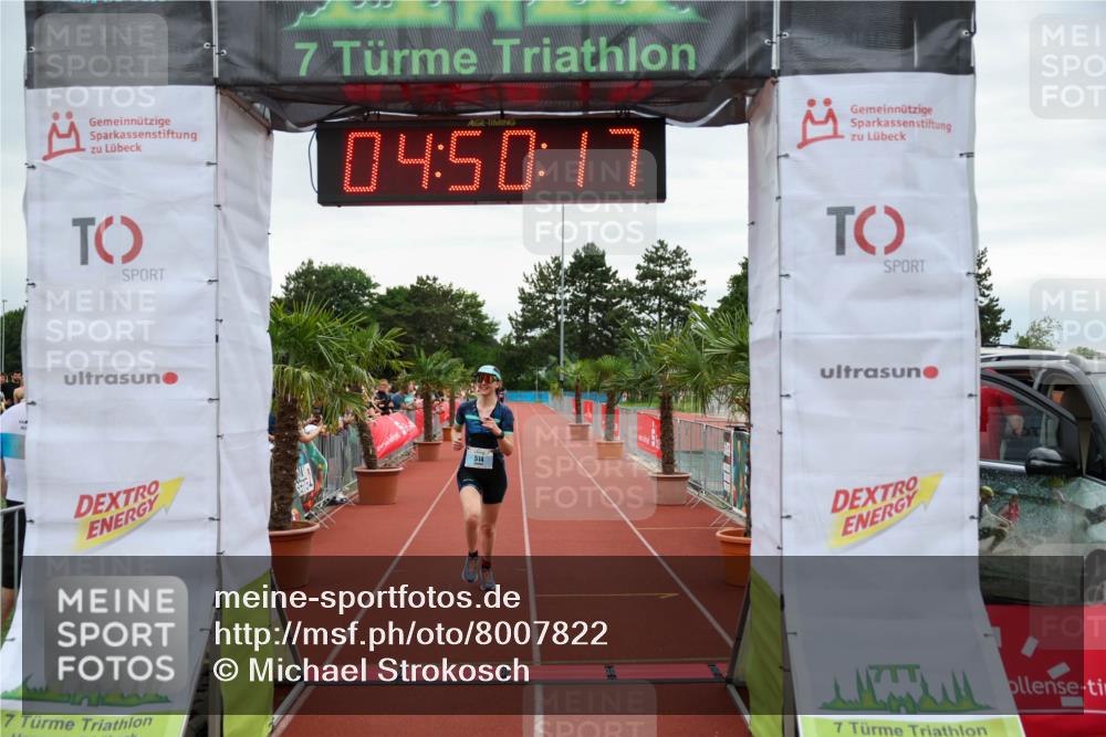15.06.2025 - 7 Türme Triathlon Michael Strokosch http://msf.ph/oto/8007822 15.06.2025 14:50:17 Ziel 514 meine-sportfotos.de