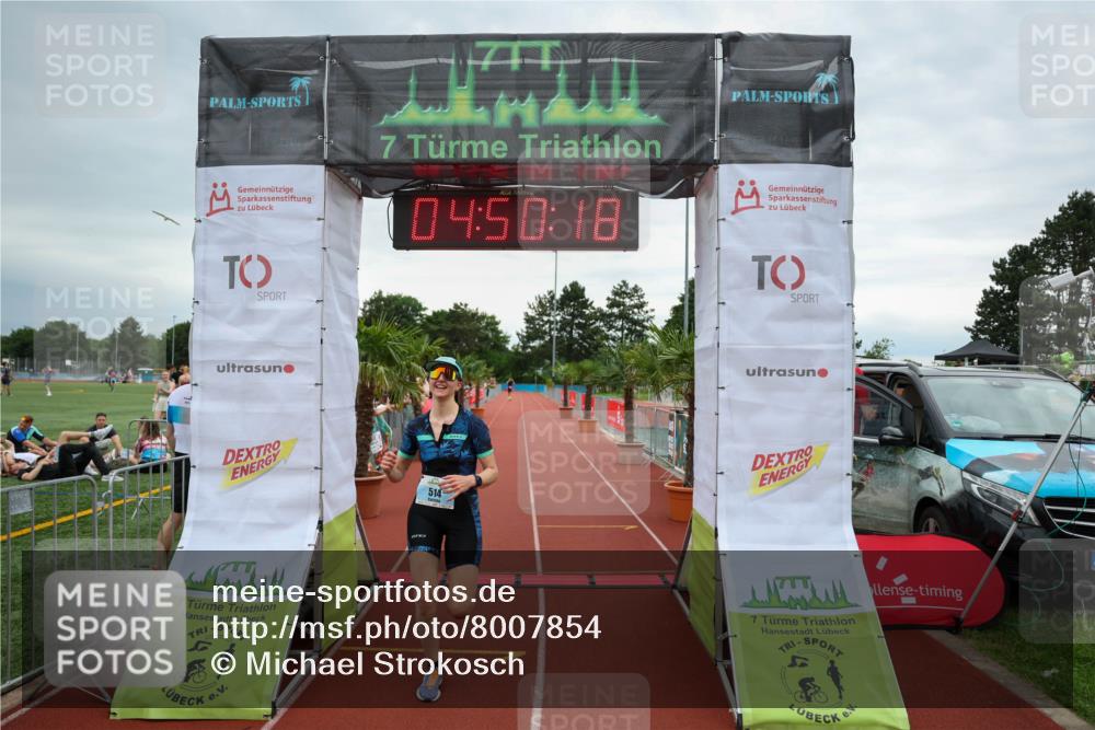 15.06.2025 - 7 Türme Triathlon Michael Strokosch http://msf.ph/oto/8007854 15.06.2025 14:50:18 Ziel 514 meine-sportfotos.de