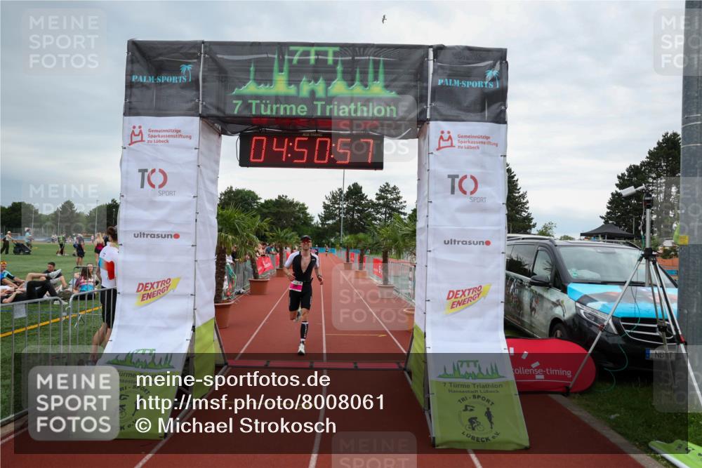 15.06.2025 - 7 Türme Triathlon Michael Strokosch http://msf.ph/oto/8008061 15.06.2025 14:50:57 Ziel 341 meine-sportfotos.de