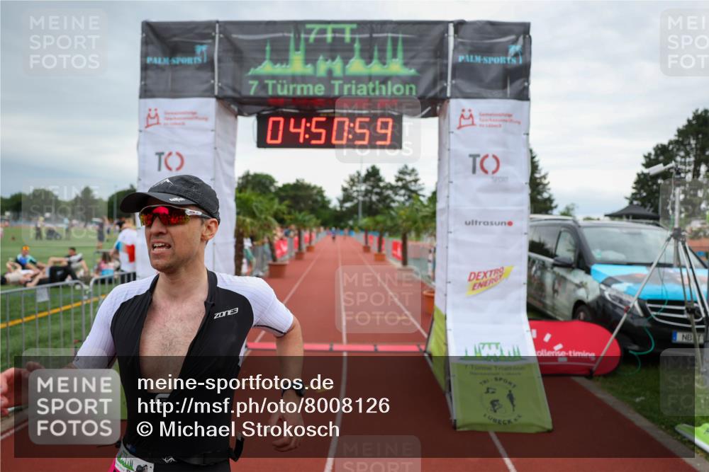 15.06.2025 - 7 Türme Triathlon Michael Strokosch http://msf.ph/oto/8008126 15.06.2025 14:50:58 Ziel 341 meine-sportfotos.de