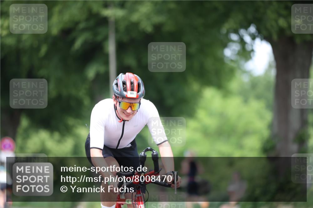 15.06.2025 - 7 Türme Triathlon Yannick Fuchs http://msf.ph/oto/8008470 15.06.2025 13:22:45 Radfahren 661, 766 meine-sportfotos.de