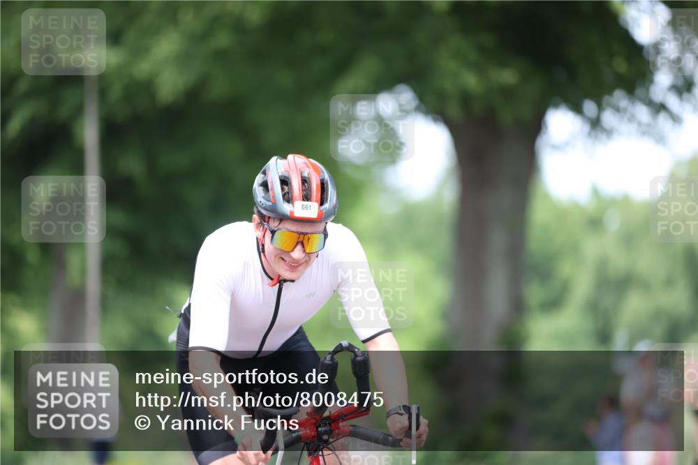 15.06.2025 - 7 Türme Triathlon Yannick Fuchs http://msf.ph/oto/8008475 15.06.2025 13:22:45 Radfahren 661, 766 meine-sportfotos.de