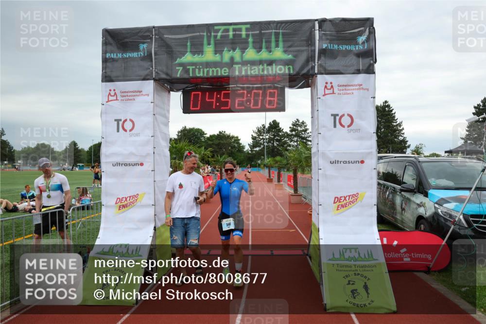 15.06.2025 - 7 Türme Triathlon Michael Strokosch http://msf.ph/oto/8008677 15.06.2025 14:52:08 Ziel 548 meine-sportfotos.de