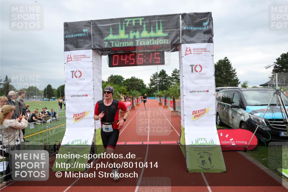 15.06.2025 - 7 Türme Triathlon Michael Strokosch http://msf.ph/oto/8010414 15.06.2025 14:56:15 Ziel 378, 673 meine-sportfotos.de