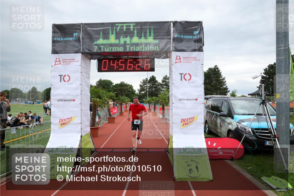 15.06.2025 - 7 Türme Triathlon Michael Strokosch http://msf.ph/oto/8010510 15.06.2025 14:56:25 Ziel 553, 673 meine-sportfotos.de