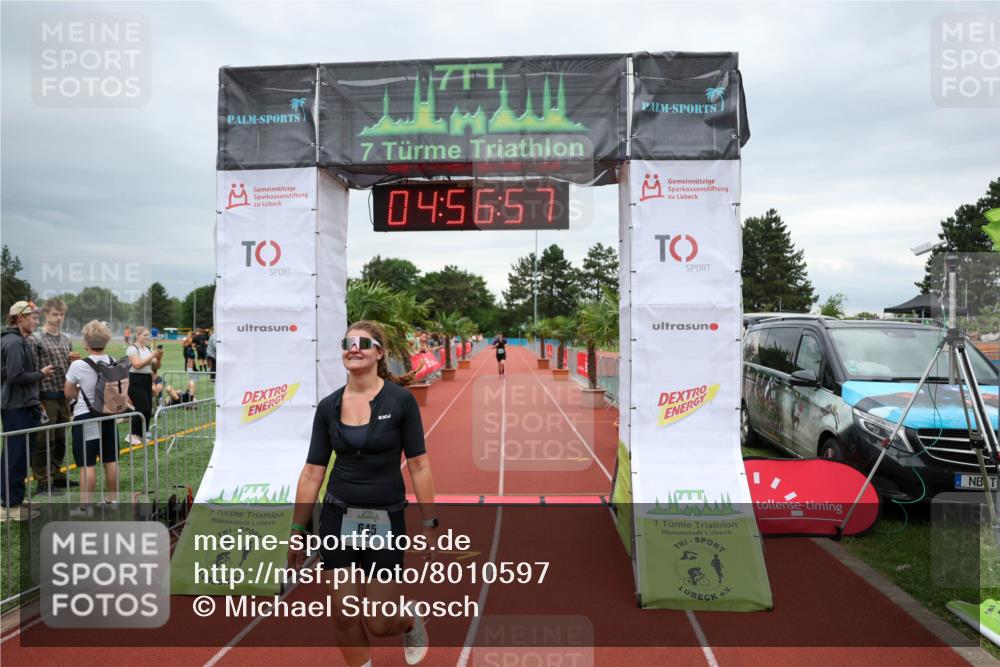15.06.2025 - 7 Türme Triathlon Michael Strokosch http://msf.ph/oto/8010597 15.06.2025 14:56:57 Ziel 645 meine-sportfotos.de