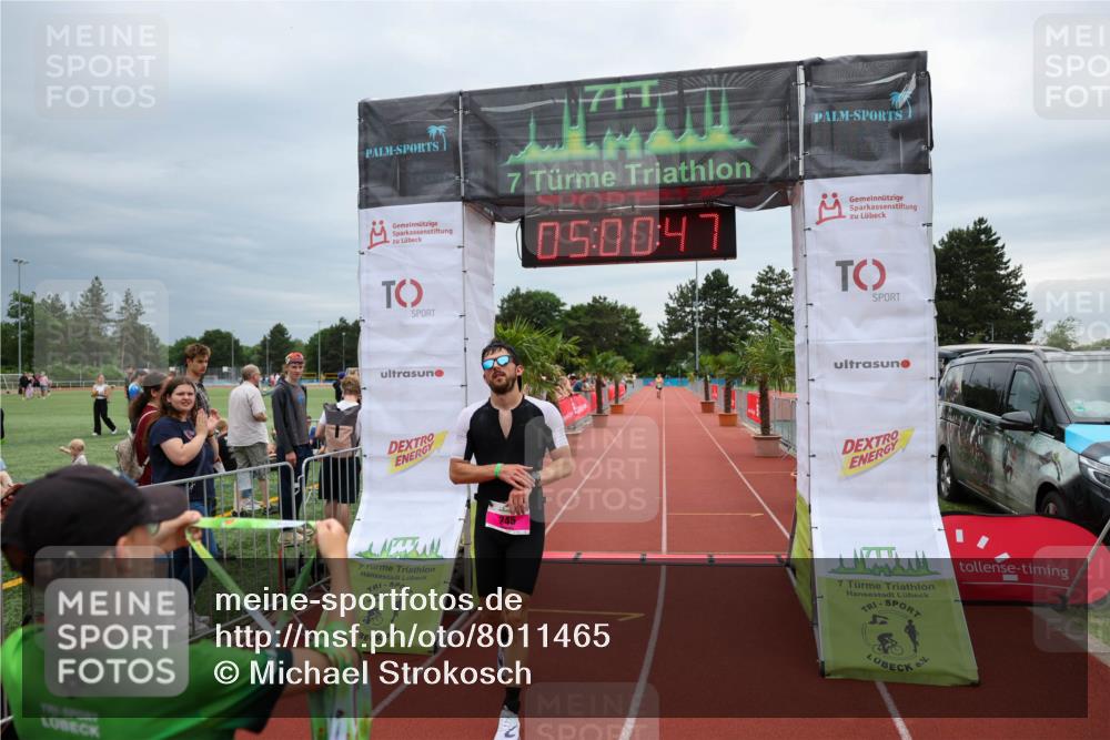 15.06.2025 - 7 Türme Triathlon Michael Strokosch http://msf.ph/oto/8011465 15.06.2025 15:00:46 Ziel 245 meine-sportfotos.de