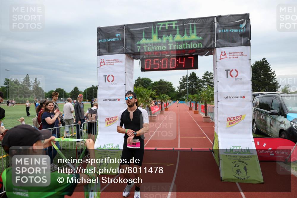 15.06.2025 - 7 Türme Triathlon Michael Strokosch http://msf.ph/oto/8011478 15.06.2025 15:00:47 Ziel 245 meine-sportfotos.de