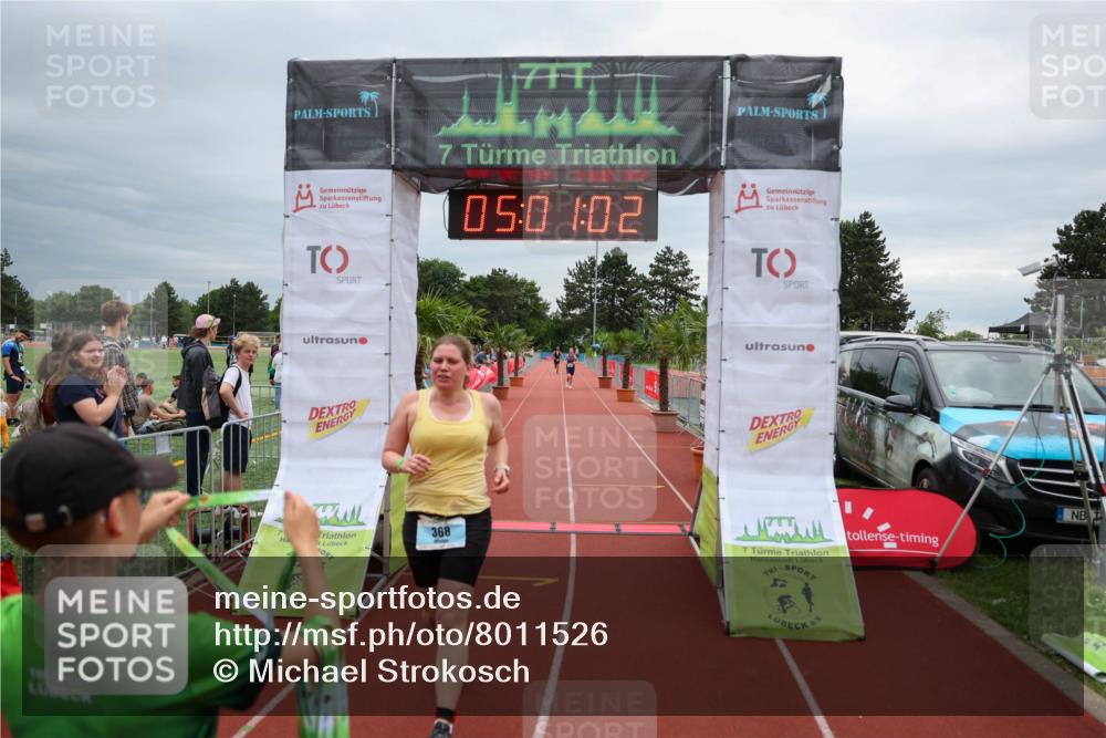 15.06.2025 - 7 Türme Triathlon Michael Strokosch http://msf.ph/oto/8011526 15.06.2025 15:01:01 Ziel 368 meine-sportfotos.de