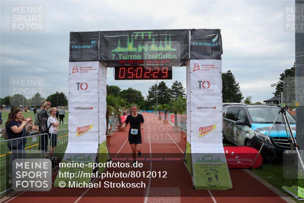 15.06.2025 - 7 Türme Triathlon Michael Strokosch http://msf.ph/oto/8012012 15.06.2025 15:02:29 Ziel 491 meine-sportfotos.de