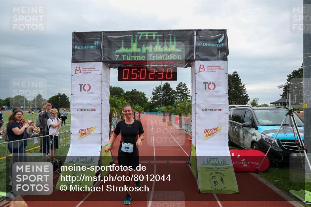 15.06.2025 - 7 Türme Triathlon Michael Strokosch http://msf.ph/oto/8012044 15.06.2025 15:02:29 Ziel 491 meine-sportfotos.de