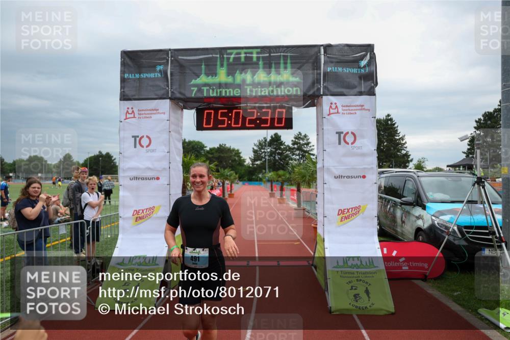 15.06.2025 - 7 Türme Triathlon Michael Strokosch http://msf.ph/oto/8012071 15.06.2025 15:02:30 Ziel 491 meine-sportfotos.de