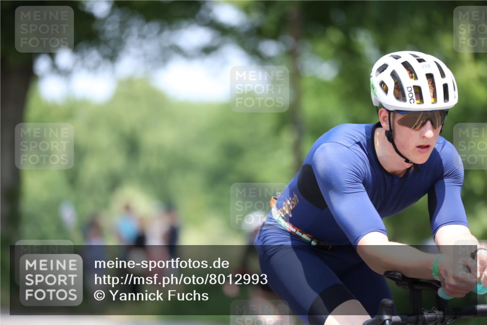 15.06.2025 - 7 Türme Triathlon Yannick Fuchs http://msf.ph/oto/8012993 15.06.2025 12:47:10 Radfahren 414, 494, 629, 651 meine-sportfotos.de