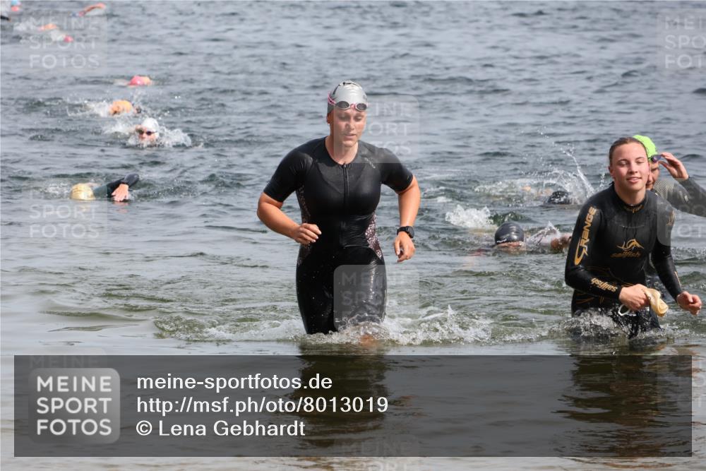 15.06.2025 - 27. Vierlanden-Triathlon Lena Gebhardt http://msf.ph/oto/8013019 15.06.2025 10:13:34 Schwimmen 545, 585, 622, 623 meine-sportfotos.de