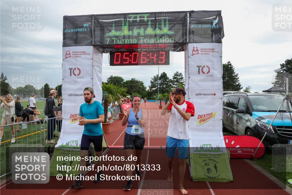 15.06.2025 - 7 Türme Triathlon Michael Strokosch http://msf.ph/oto/8013333 15.06.2025 15:06:43 Ziel 293, 563 meine-sportfotos.de