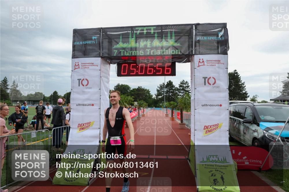 15.06.2025 - 7 Türme Triathlon Michael Strokosch http://msf.ph/oto/8013461 15.06.2025 15:06:56 Ziel 222 meine-sportfotos.de