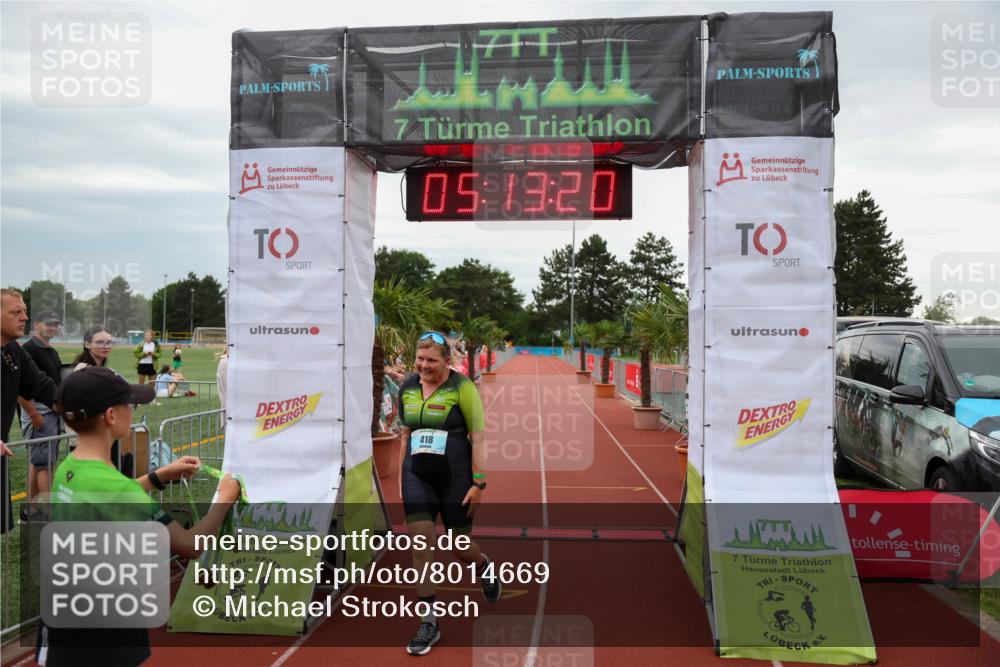 15.06.2025 - 7 Türme Triathlon Michael Strokosch http://msf.ph/oto/8014669 15.06.2025 15:13:20 Ziel 418 meine-sportfotos.de