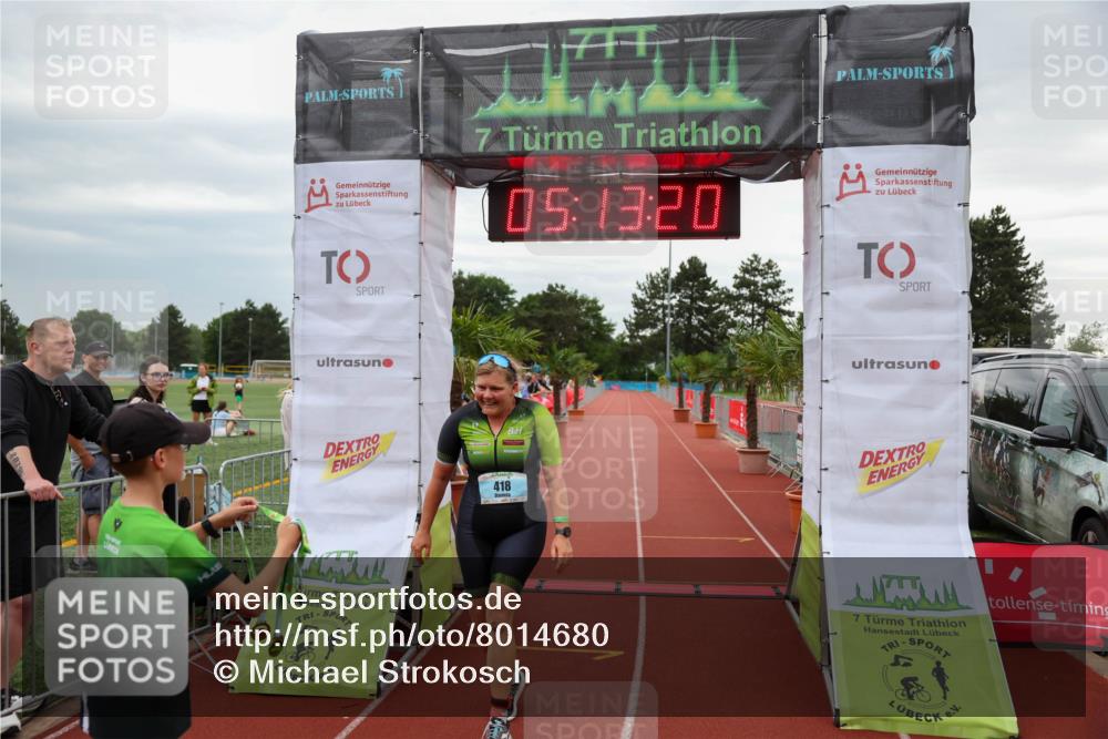 15.06.2025 - 7 Türme Triathlon Michael Strokosch http://msf.ph/oto/8014680 15.06.2025 15:13:20 Ziel 418 meine-sportfotos.de