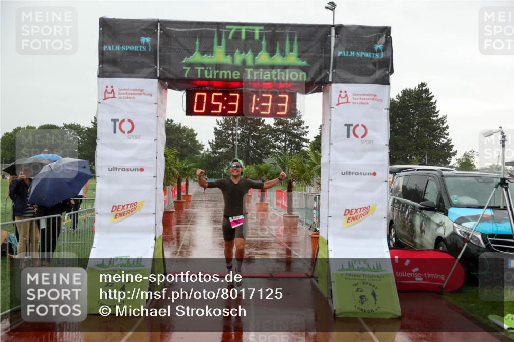 15.06.2025 - 7 Türme Triathlon Michael Strokosch http://msf.ph/oto/8017125 15.06.2025 15:31:33 Ziel 284 meine-sportfotos.de