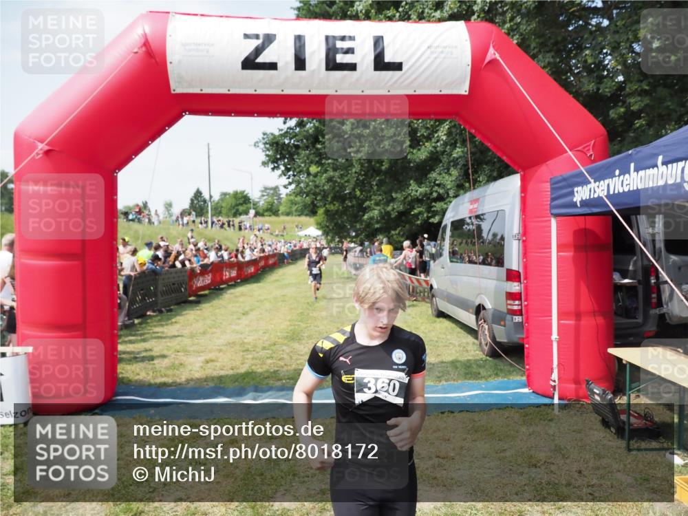 21.06.2025 - 27. Vierlanden-Triathlon MichiJ http://msf.ph/oto/8018172 15.06.2026 11:34:06 Ziel 521, 582 meine-sportfotos.de