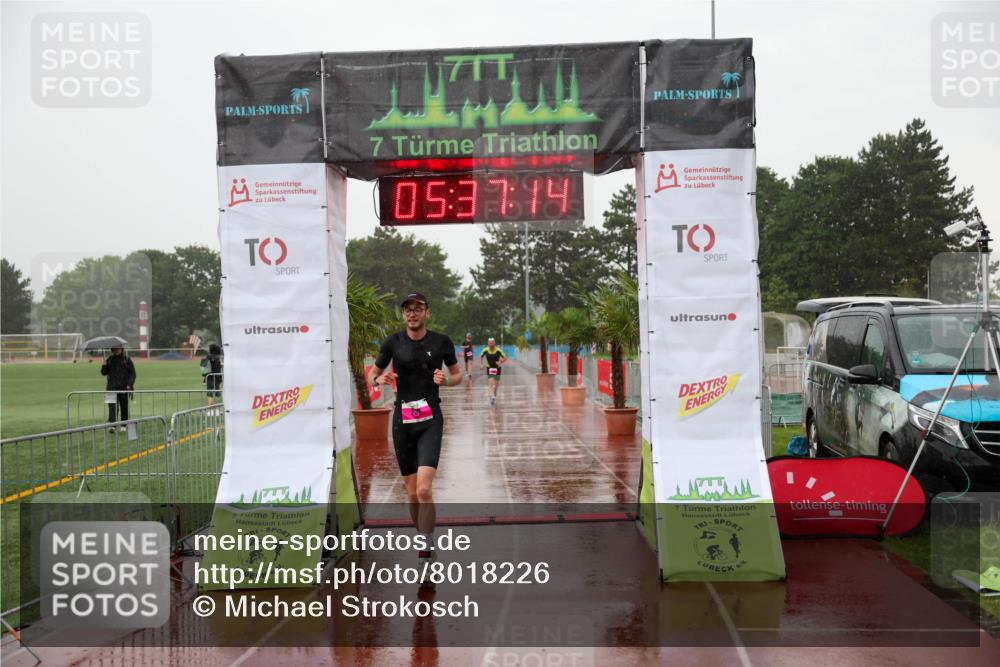 15.06.2025 - 7 Türme Triathlon Michael Strokosch http://msf.ph/oto/8018226 15.06.2025 15:37:14 Ziel 258 meine-sportfotos.de