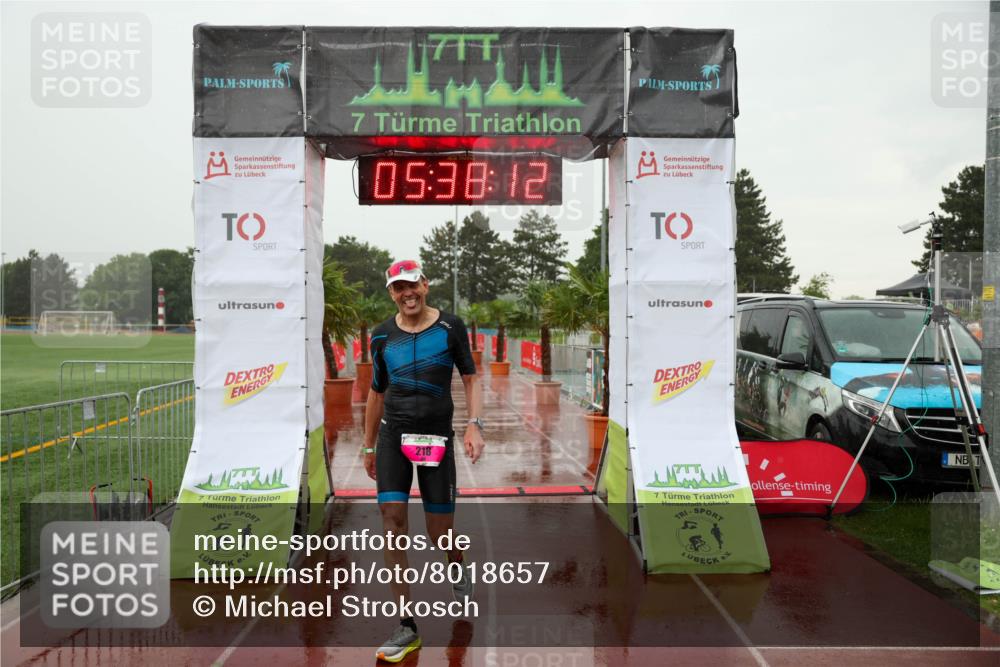 15.06.2025 - 7 Türme Triathlon Michael Strokosch http://msf.ph/oto/8018657 15.06.2025 15:38:11 Ziel 218 meine-sportfotos.de