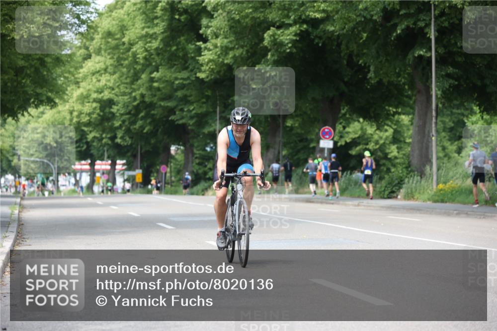 15.06.2025 - 7 Türme Triathlon Yannick Fuchs http://msf.ph/oto/8020136 15.06.2025 13:32:17 Radfahren  meine-sportfotos.de