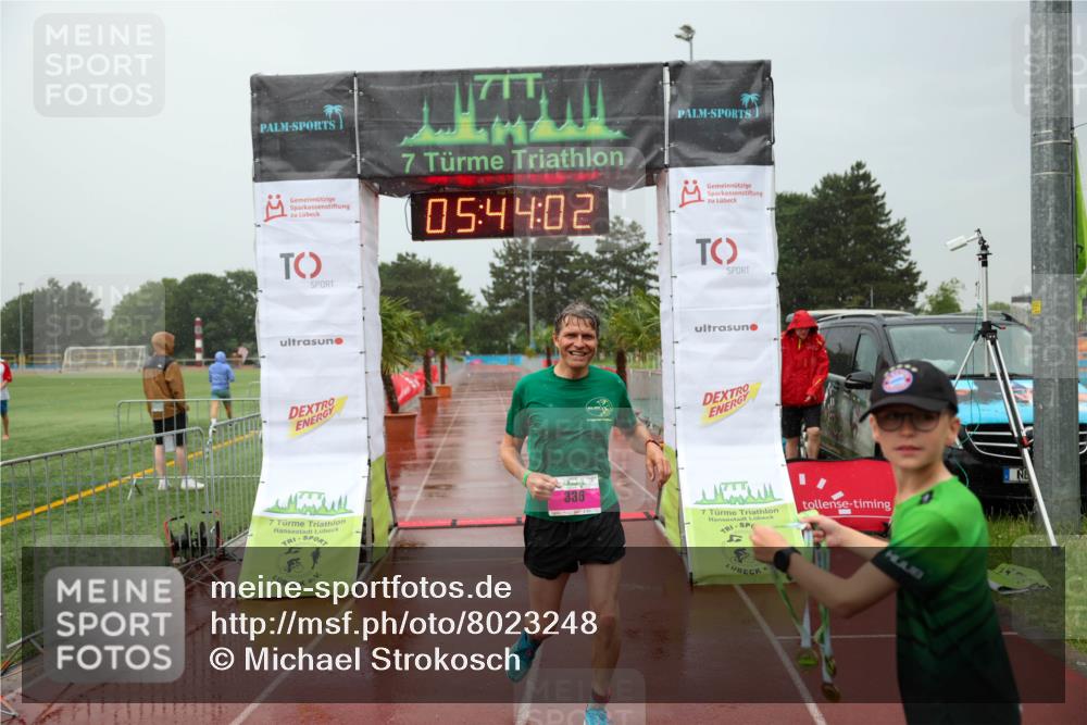 15.06.2025 - 7 Türme Triathlon Michael Strokosch http://msf.ph/oto/8023248 15.06.2025 15:44:02 Ziel 336 meine-sportfotos.de