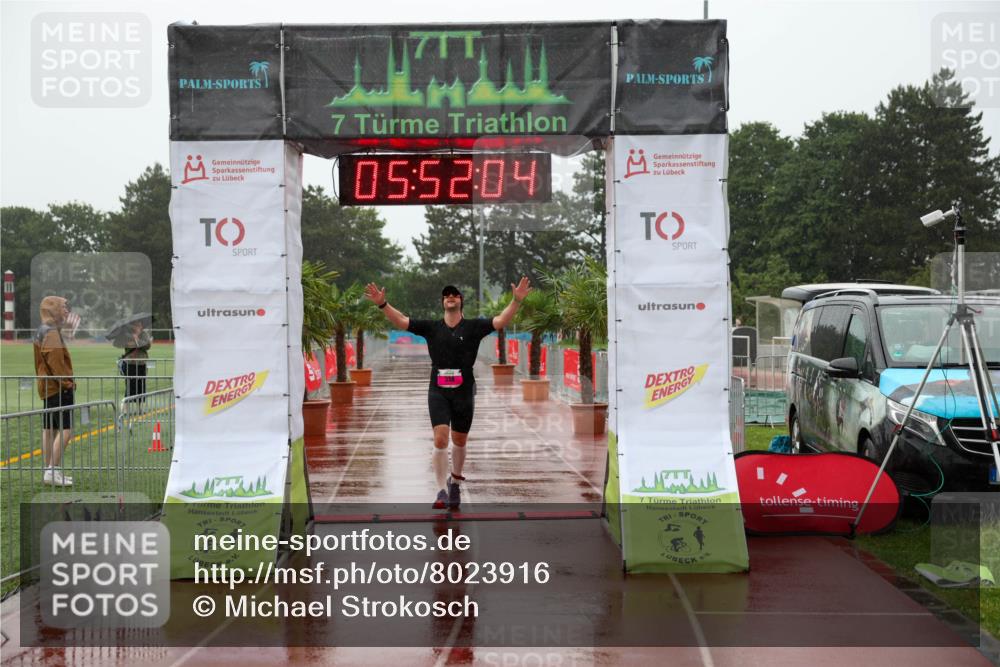 15.06.2025 - 7 Türme Triathlon Michael Strokosch http://msf.ph/oto/8023916 15.06.2025 15:52:04 Ziel 338 meine-sportfotos.de