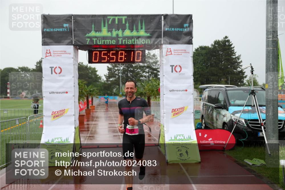 15.06.2025 - 7 Türme Triathlon Michael Strokosch http://msf.ph/oto/8024083 15.06.2025 15:58:10 Ziel 223 meine-sportfotos.de