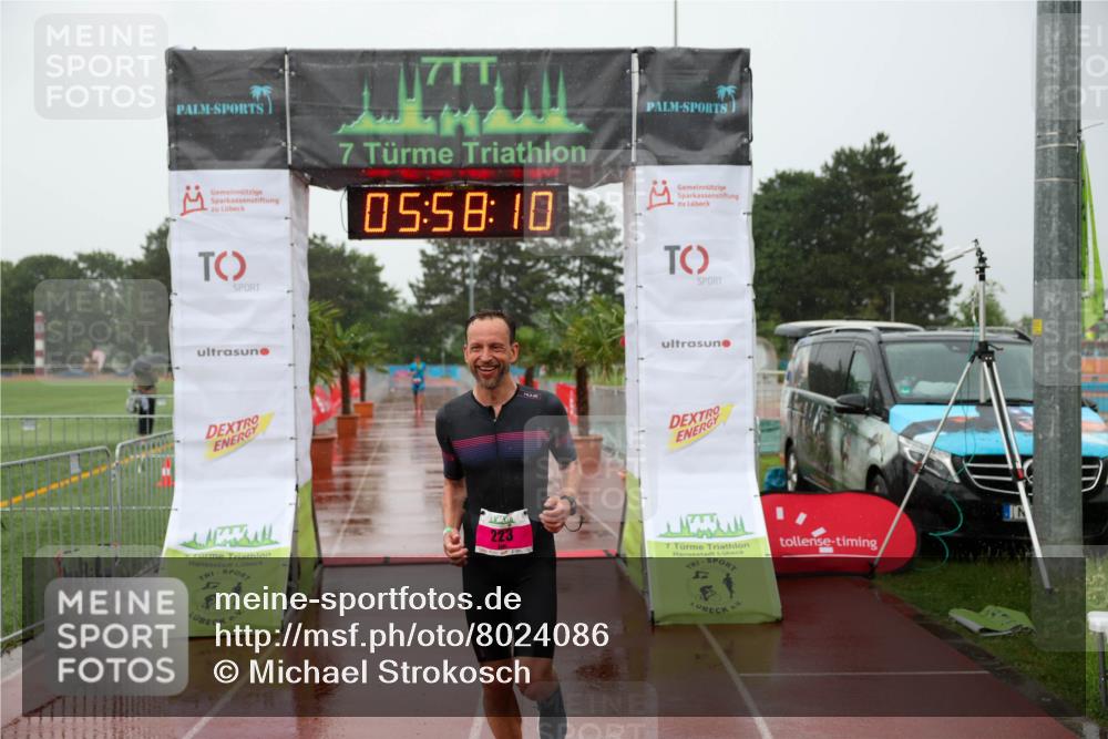 15.06.2025 - 7 Türme Triathlon Michael Strokosch http://msf.ph/oto/8024086 15.06.2025 15:58:10 Ziel 223 meine-sportfotos.de